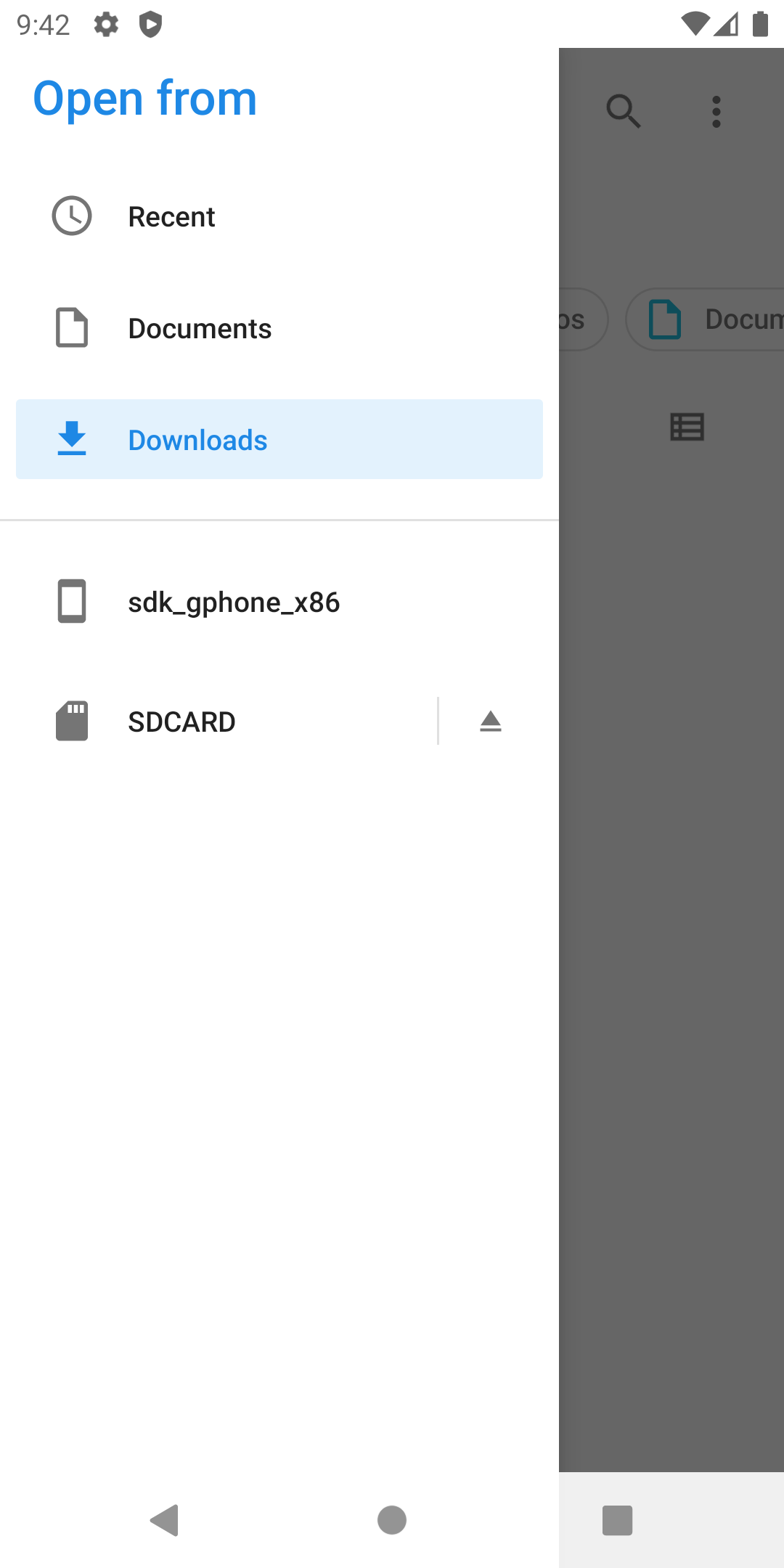 File picker flexibility