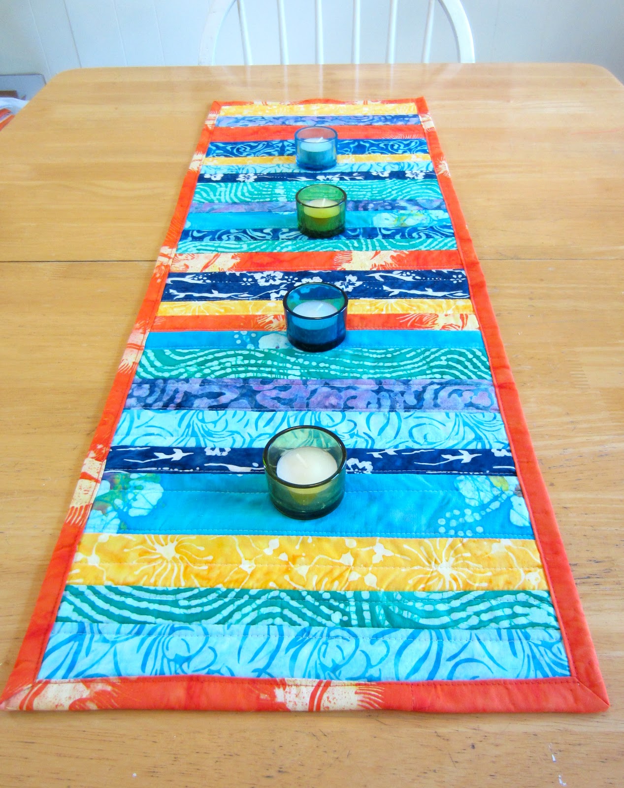 My Life in Binding Tropical Table Runner
