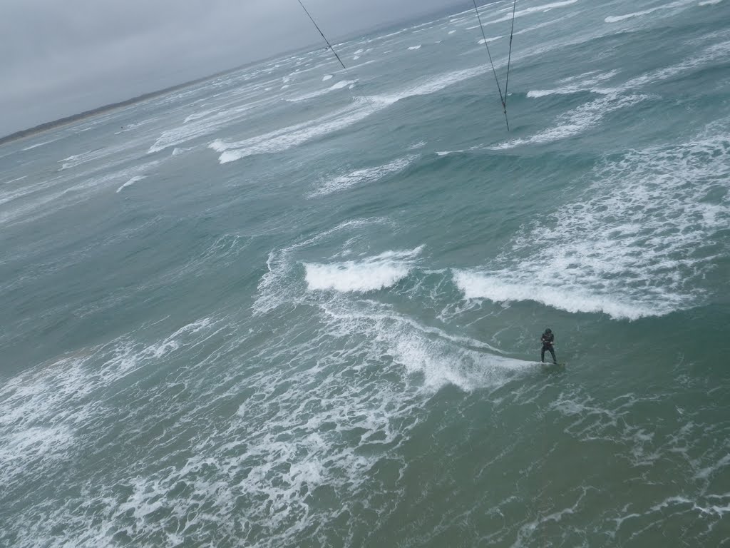 Peter's kitesurfing blog Inverloch surf beach to inlet downwinder