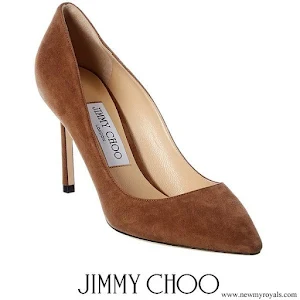 Kate Middleton wore JIMMY CHOO Romy 85 suede pumps