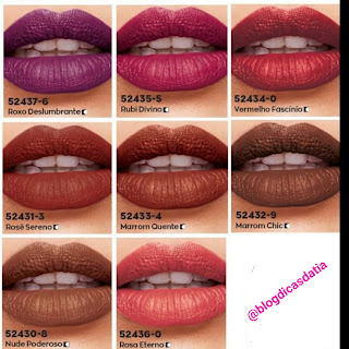 cores batom lip sculpt avon resenha dicas da tia