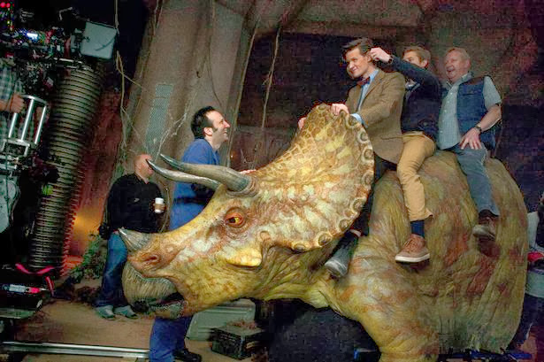 Dinosaurs on a Spaceship--Doctor Who!