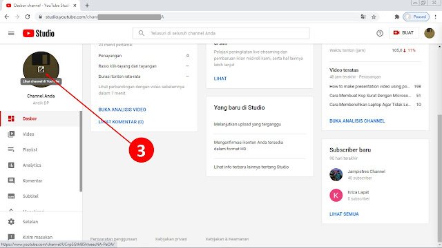tutorial youtube, mengganti nama channel youtube, youtube channel, youtube, tutorial,