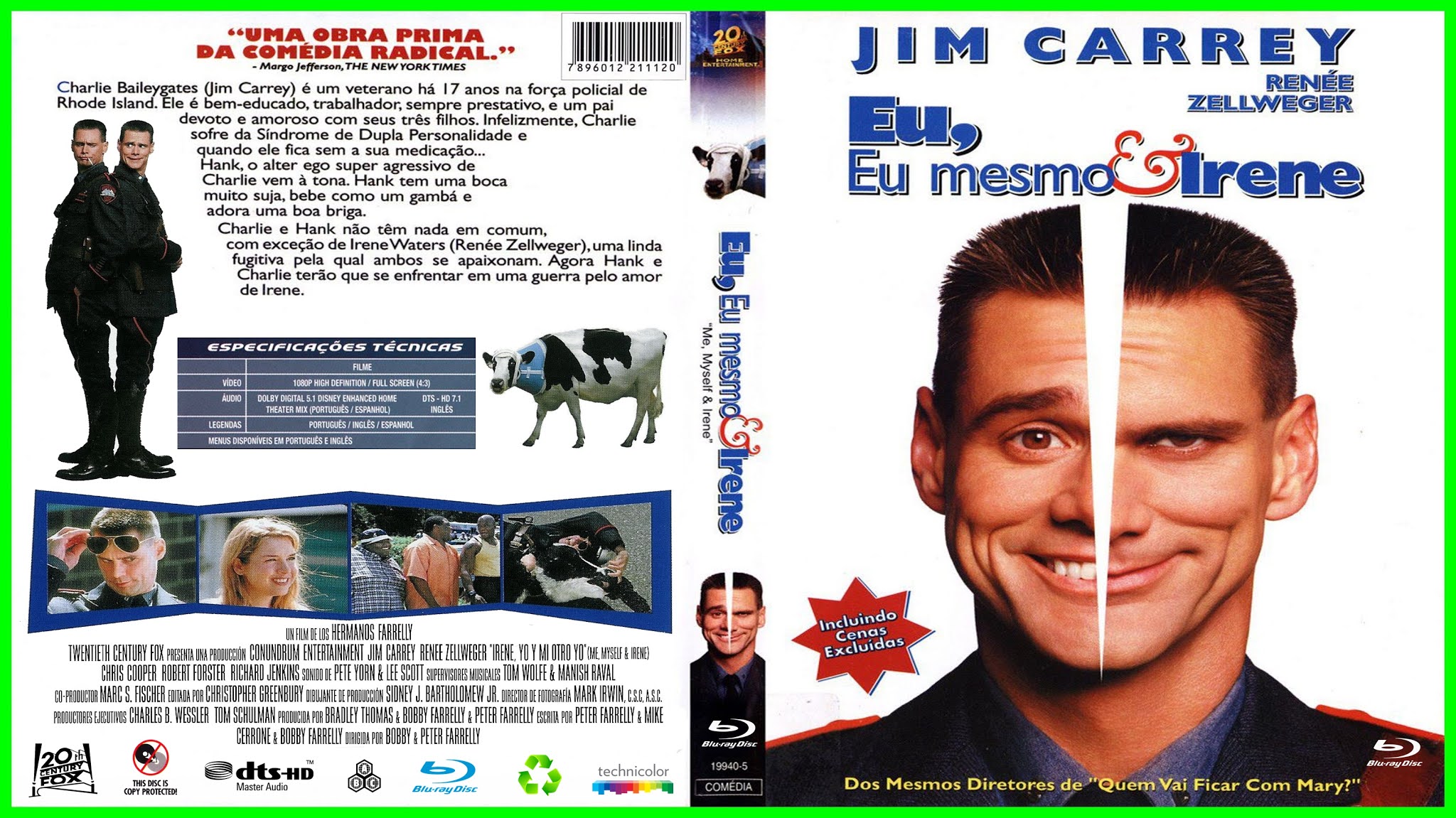 CAPAS DVDR GRATIS Eu, Eu Mesmo e Irene (2000) Blu Ray CAPAS DVDR GRATIS Eu, Eu Mesmo e Irene (2000) Blu Ray