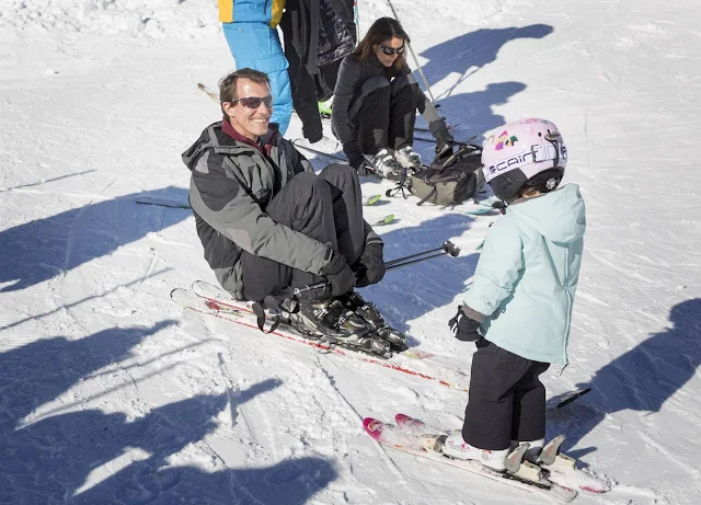 Prince Joachim and Princess Marie on holiday in Villars