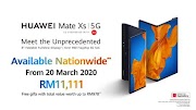 Huawei Mate Xs 5G In Malaysia Promotion with Exclusive Free Gifts
