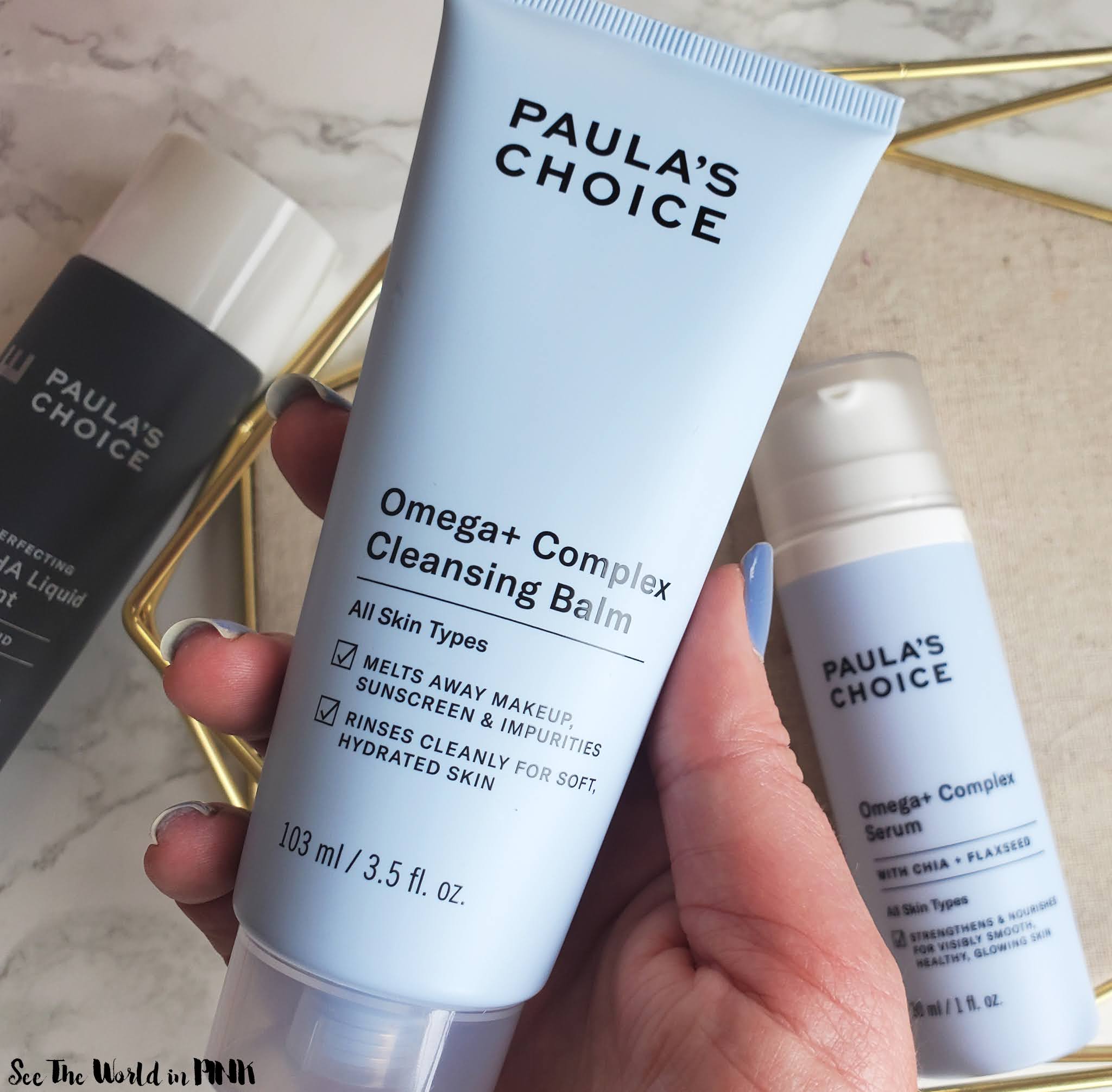 Skincare Sunday Paula's Choice Omega+ Complex Cleansing Balm (a.k.a. I Found The One Cleansing Balm To Rule Them All) | See World in PINK