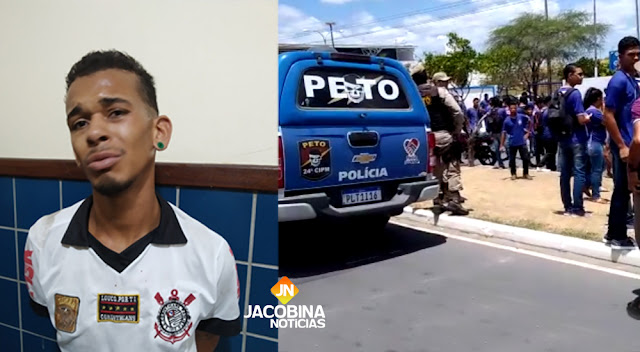 Homem é preso pela PM logo após roubar celular de estudante em Jacobina