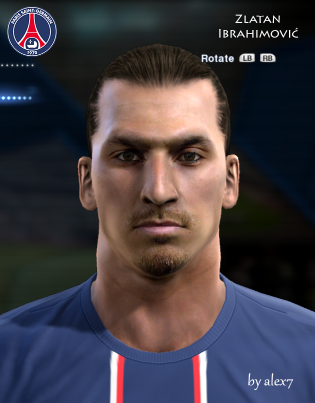 Meu PRO EVOLUTION SOCCER FACE ZLATAN IBRAHIMOVIC´