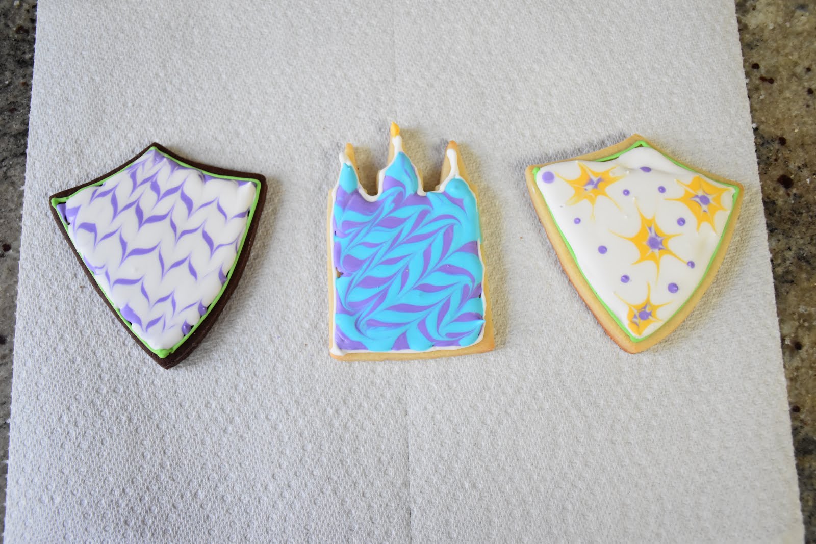 Royal Icing Temple Cookies