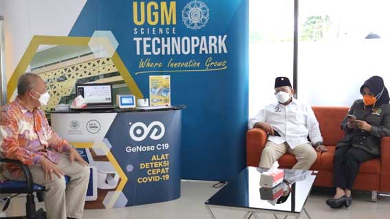 LaNyalla mengunjungi UGM Science Techno Park