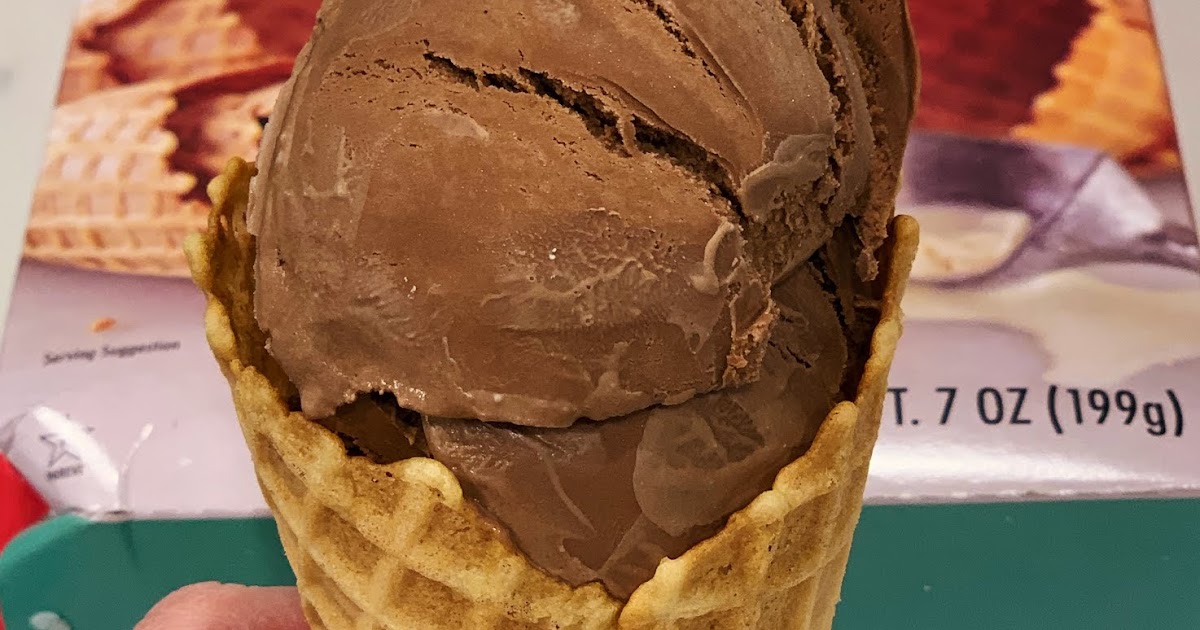 the happygirl the best ice cream cones Trader Joe's old fashioned