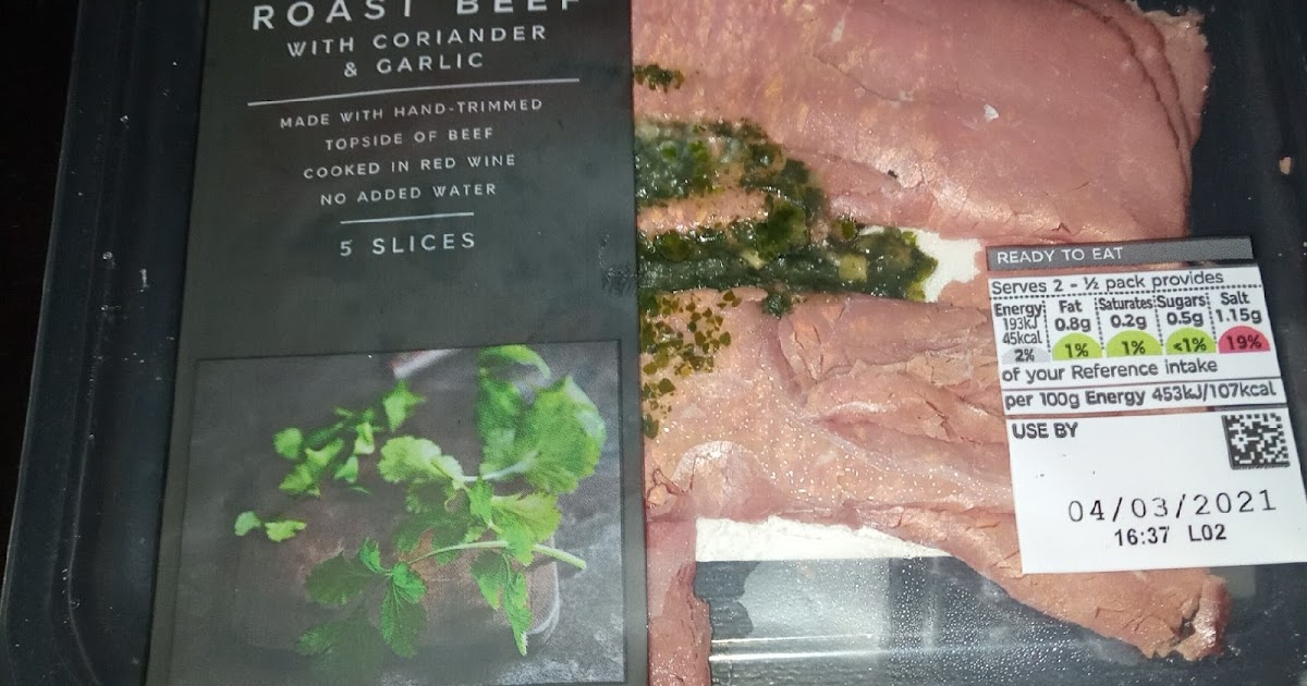 Supersupergirl's Food Reviews M&S Marks and Spencers roast beef with