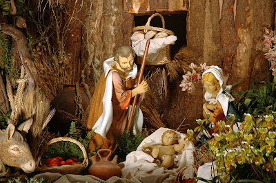 Nacimiento del niño Jesus en Navidad
