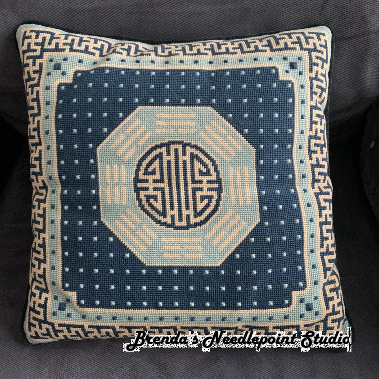 Brenda's Needlepoint Studio Pillows Three Very Old Ones 2/8/2020