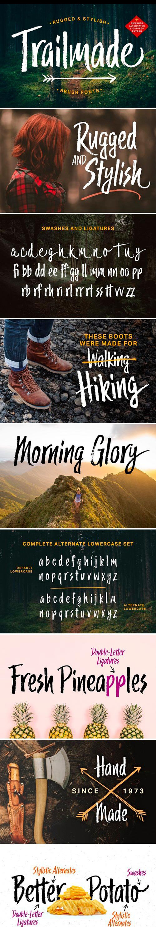 CM - Trailmade Font Family 1794143 2 dsaws