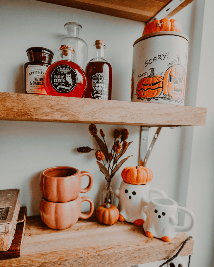 How to Style a Halloween Coffee Station
