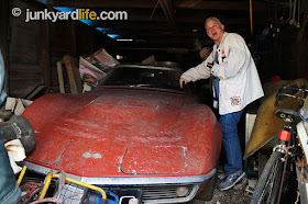 This 1968 Corvette has been parked in seclusion most of its life in a rickety barn in north Alabama.