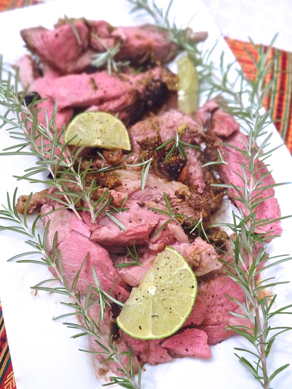 Scrumpdillyicious Roast Boneless Leg of Lamb with DijonHerb Marinade