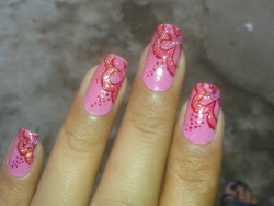nail pink designs flowers polish creative flower nails polka dots aelida sangha pari way