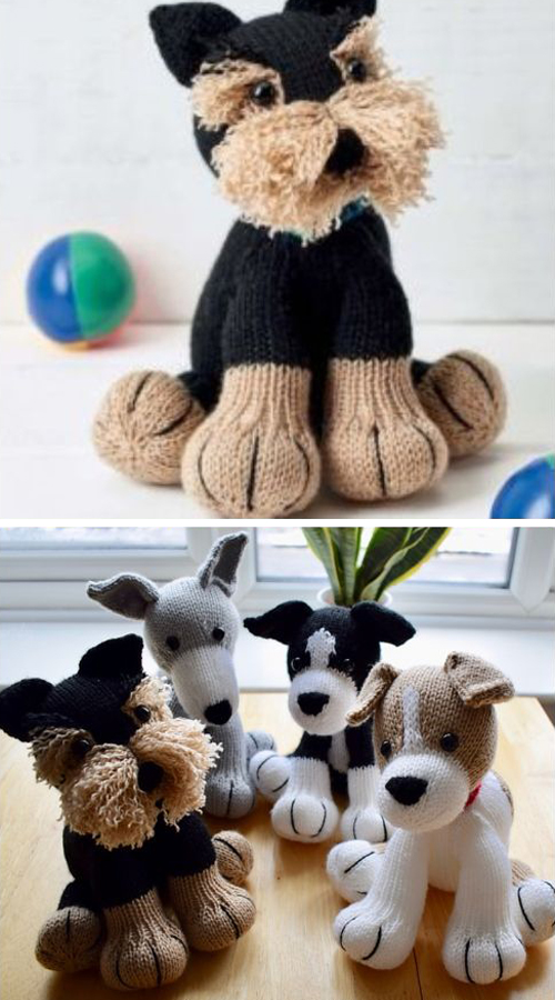 Amigurumi Dog Toy Sofites Free Knitting Patterns