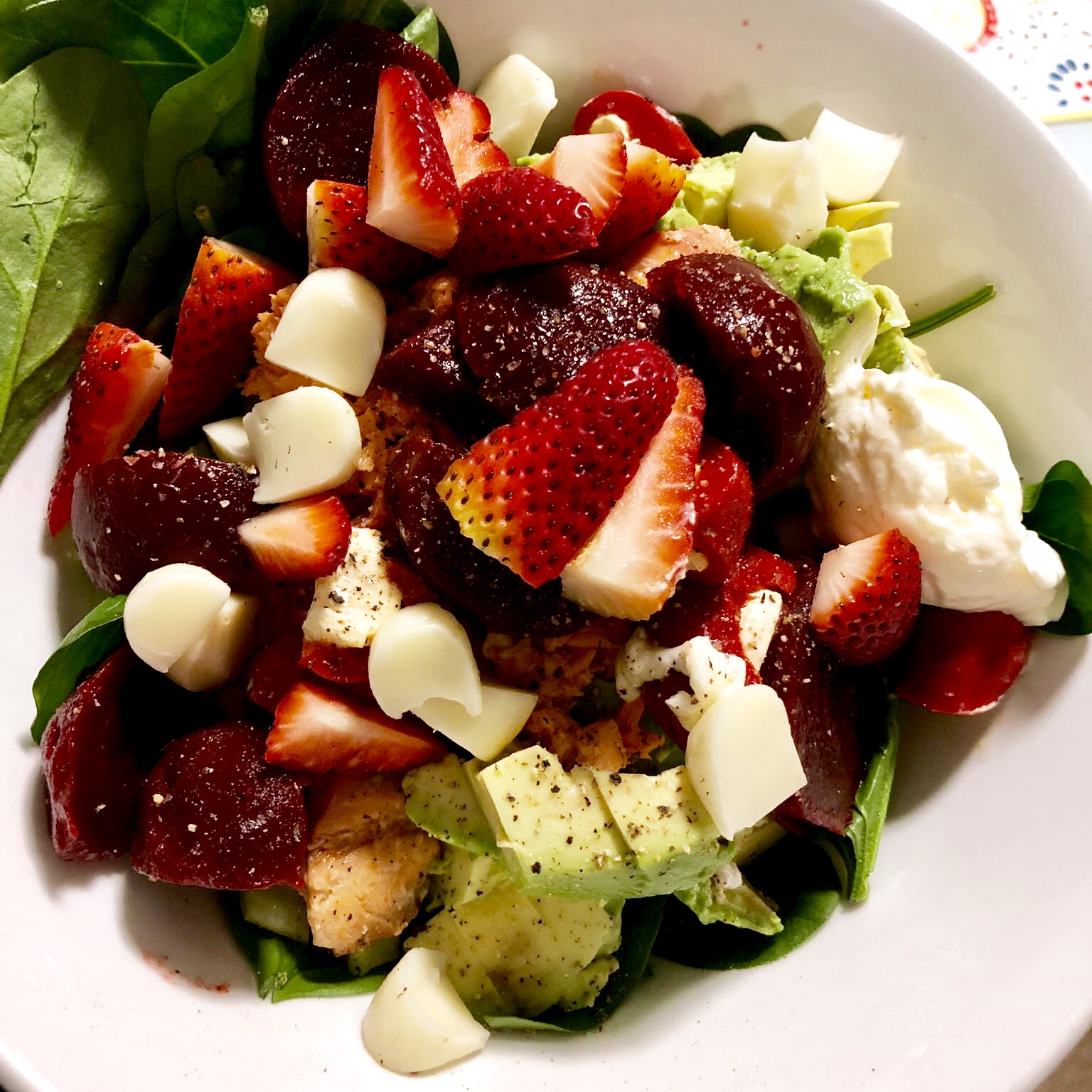 A blog a day keeps the doctor away. A salad from New Zealand