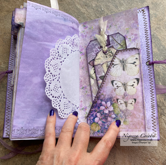 Purple Medley Journal Flick Through