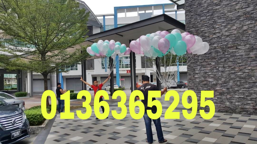 azmi belon BALLOON SELF PICKUP 50PCS TAMAN MELAWATI