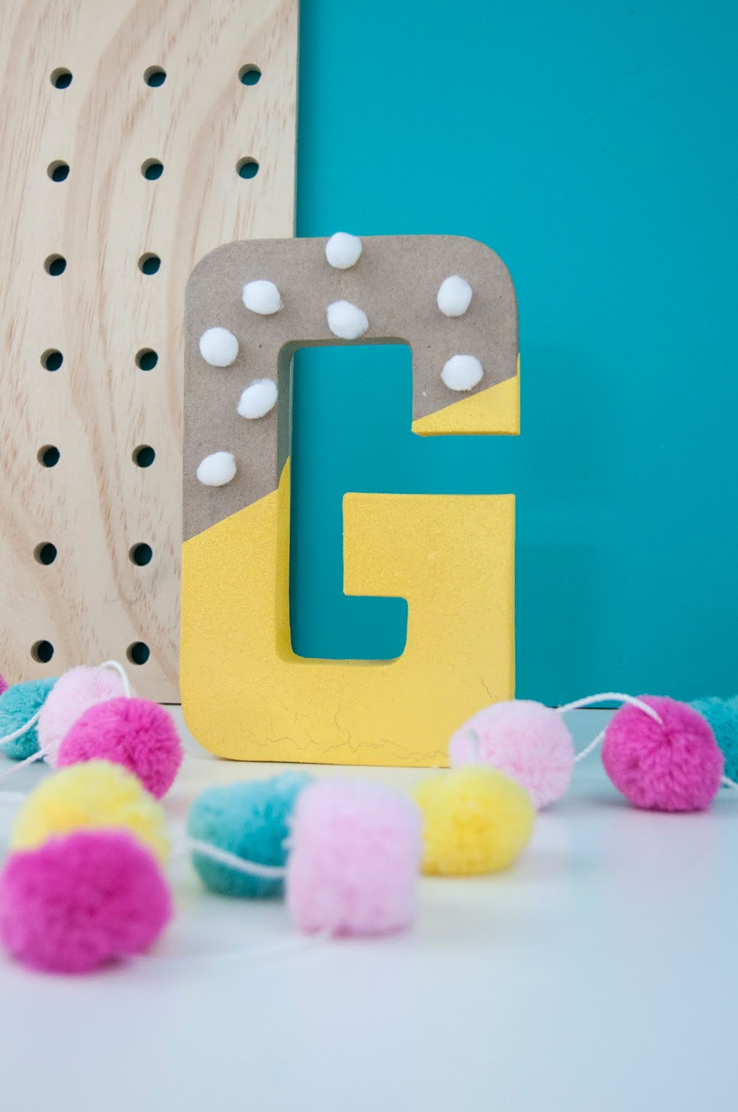 DIY ~ FIVE Easy Ways to Decorate Paper Mache Letters 