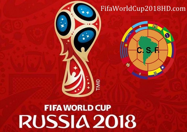 FIFA World Cup 2018 Qualification CONMEBOL Matches Fixtures, Results