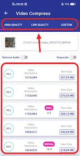 Cara kompres video di Android dengan aplikasi Video Compress