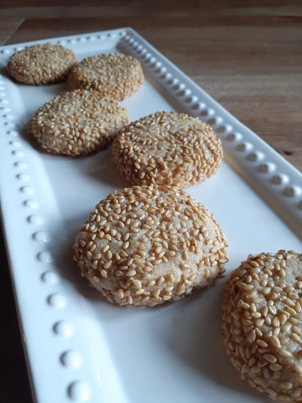 Halah Bakes Roasted Sesame Tahini Cookies (Vegan, Gluten Free)
