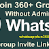 WhatsApp Group Invite Links Collection