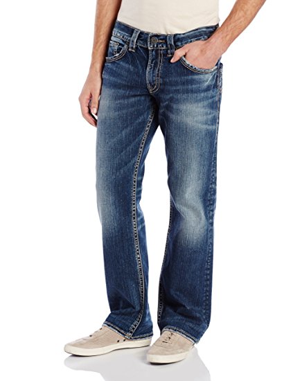 Silver Jeans Men's Zac Relaxed Fit Straight Leg Jean, Indigo | Easy Buy