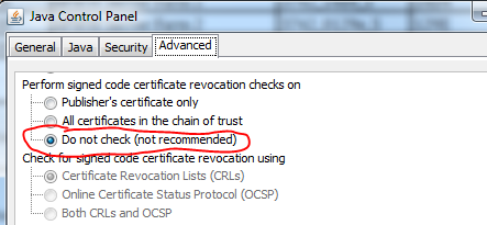 Infra World: java failed to validate certificate the application will