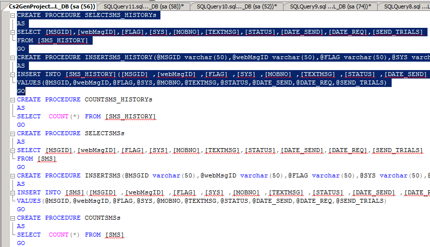 mosbah: Sql Server Stored Procedures Templates For Select , insert ...