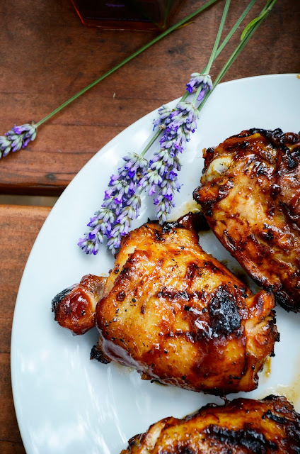Honey Lavender BBQ Chicken Skewers Recipe from Pelindaba Lavender 