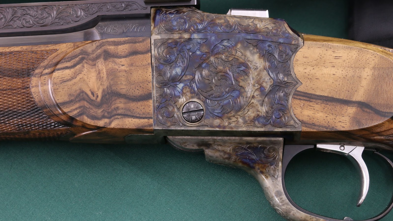 Gary Griffiths Gun Engraving: Ruger ! rifle engraved