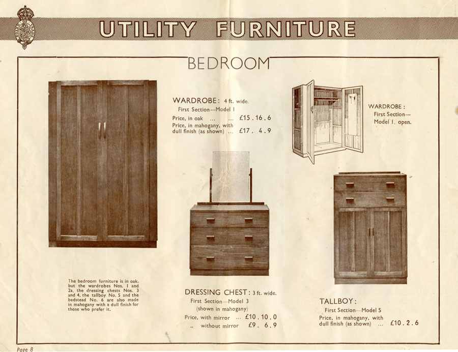 Wayne Colquhoun Utility Furniture.