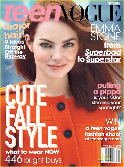Smartologie: Emma Stone Covers Teen Vogue September 2011