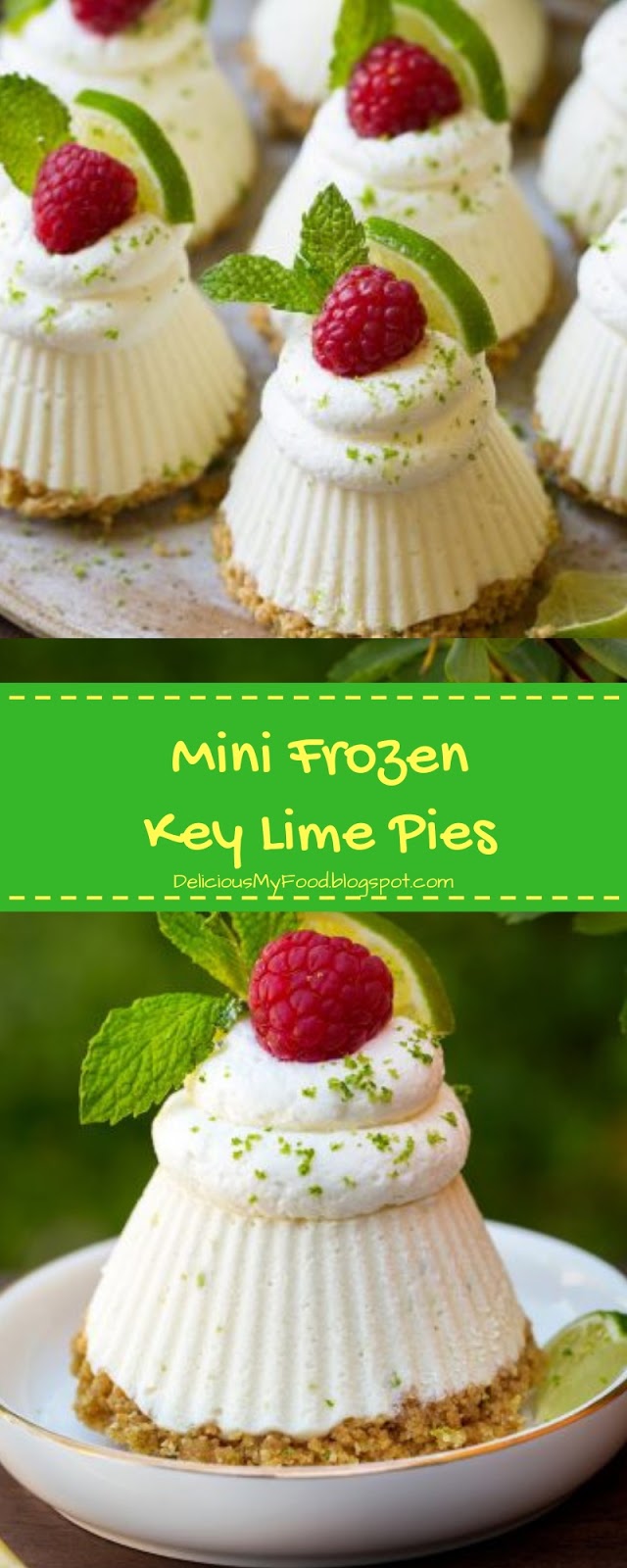 Mini Frozen Key Lime Pies Delicious My Food