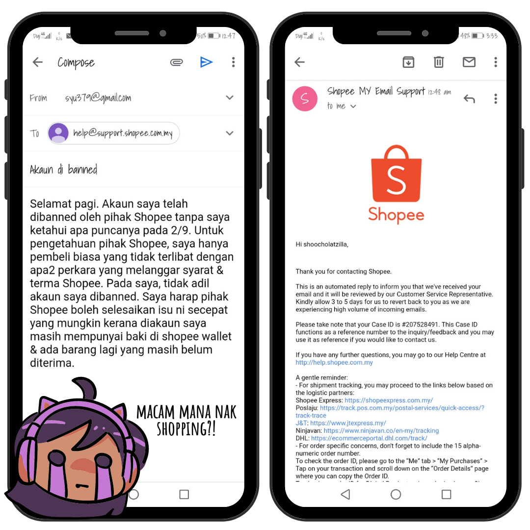 Shopee Akaun Kena Banned (Part 1)