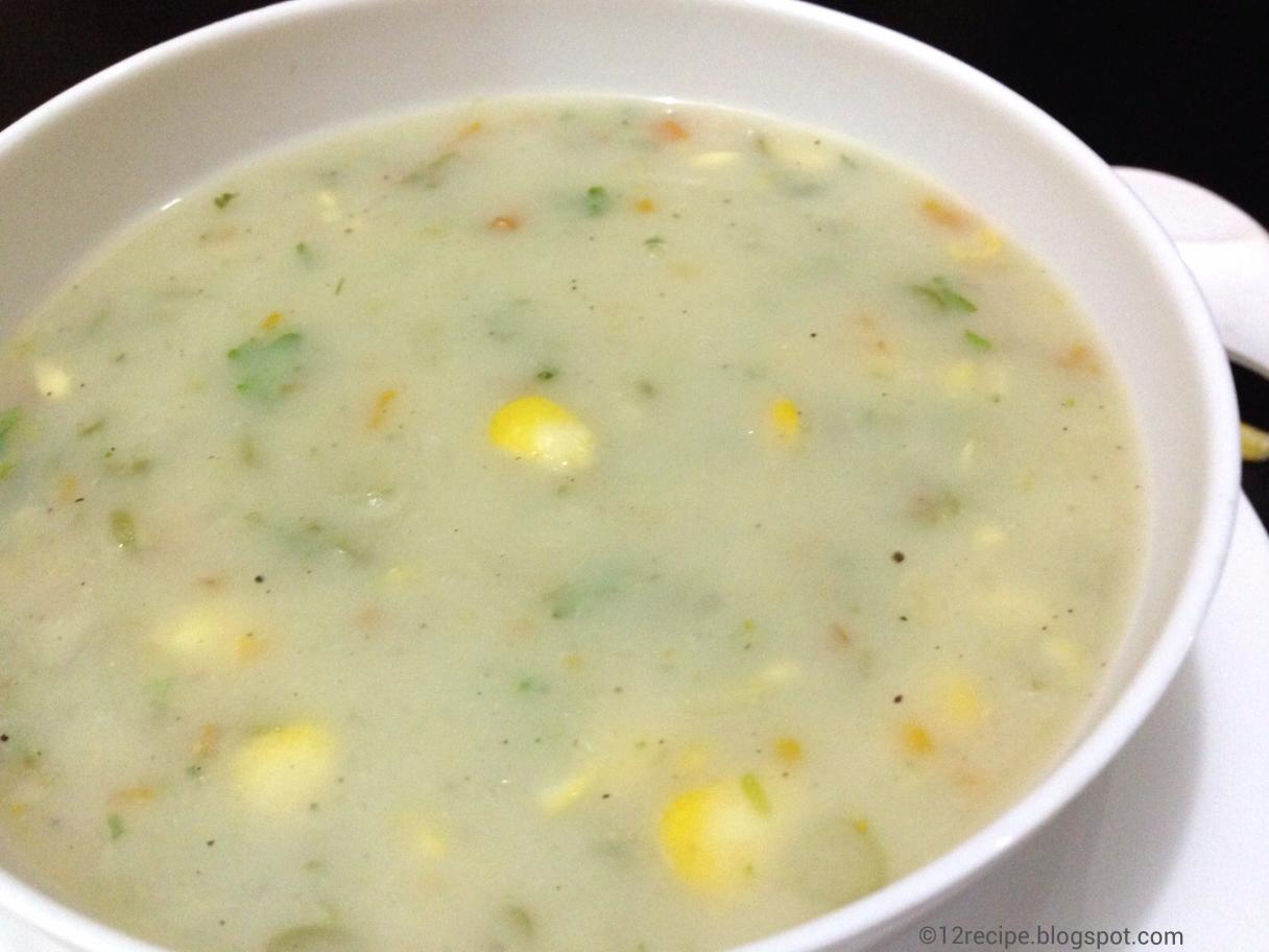 Creamy Corn Soup - Recipe Book