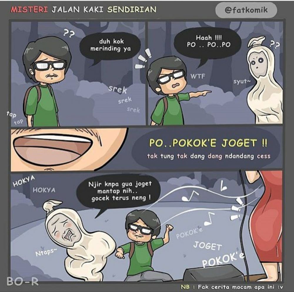 Komik Lucu Buatan Anak Indonesia Tentang Hantu Berita