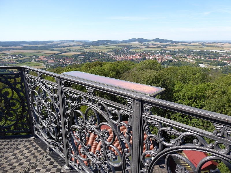 Naturwunder Der Gusseiserne Turm Auf Dem Lobauer Berg