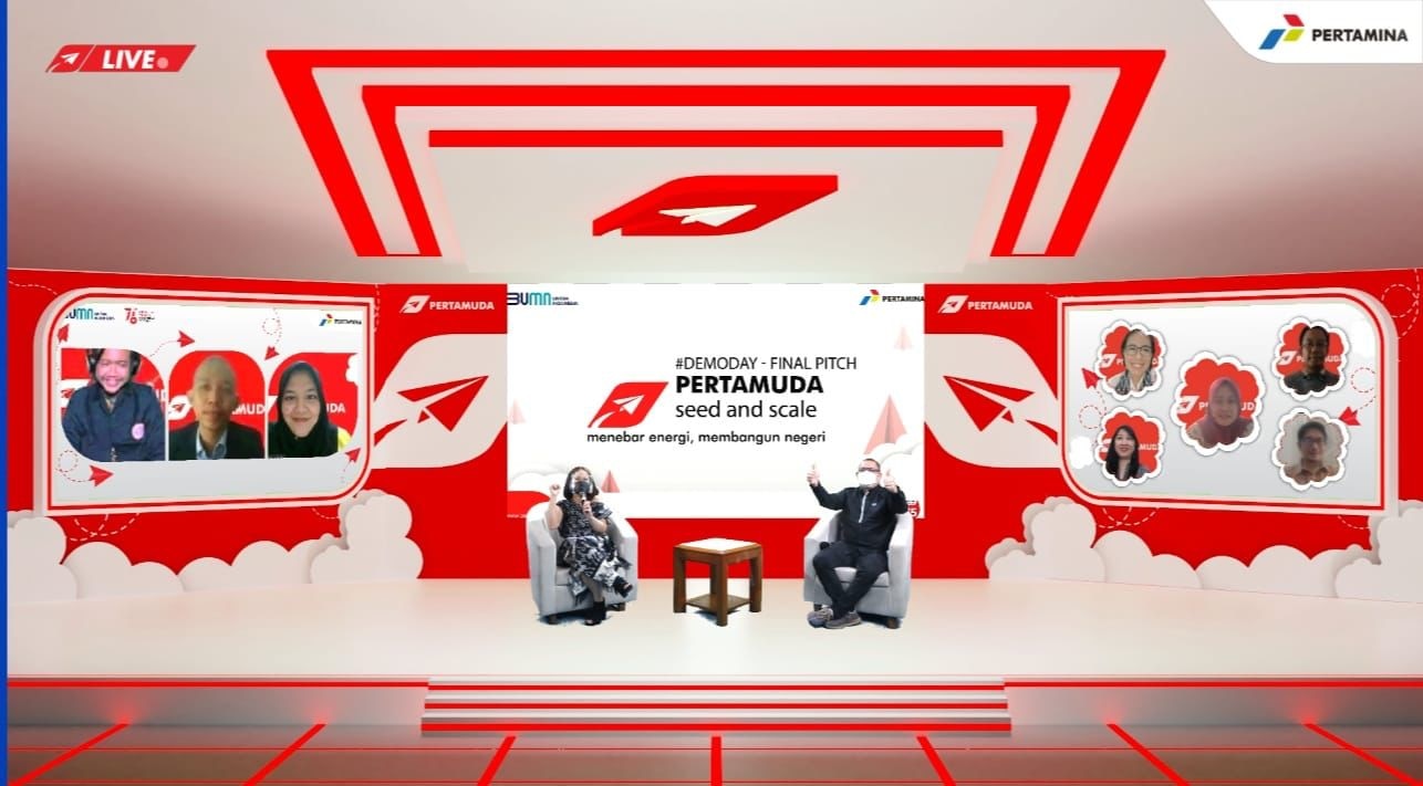 Pertamuda Seed and Scale 2021, Tim UI Unair dan UB Raih Hadiah Rp300 Juta