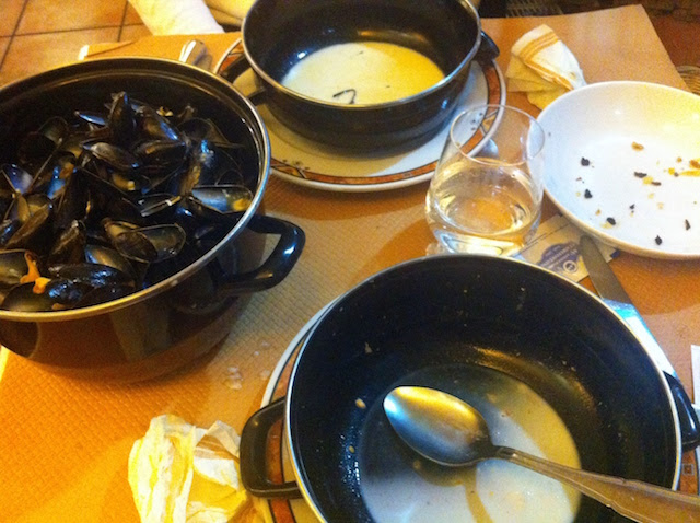 Moules-frites in Trouville