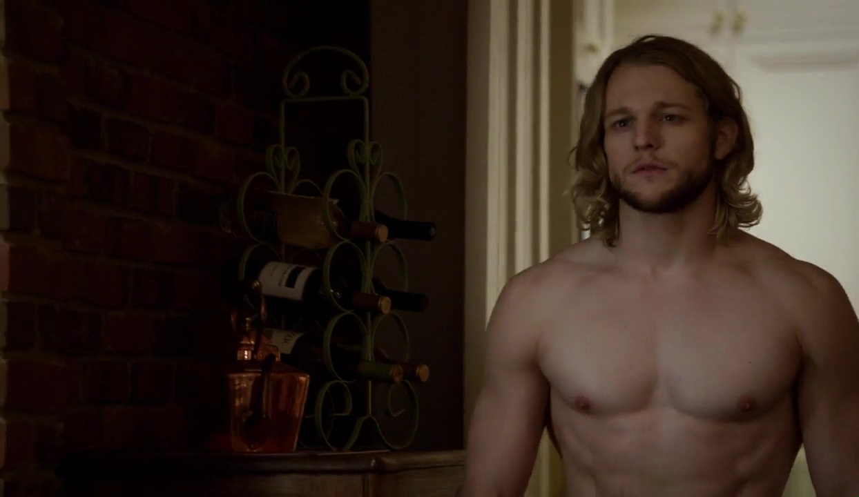Chase Coleman and Nathan Parsons shirtless in The Originals 1-13 "Cres...