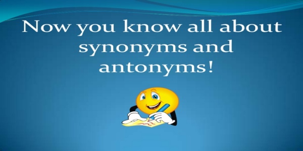 Sinonim Dan Antonim Dalam Bahasa Inggris Hanibi