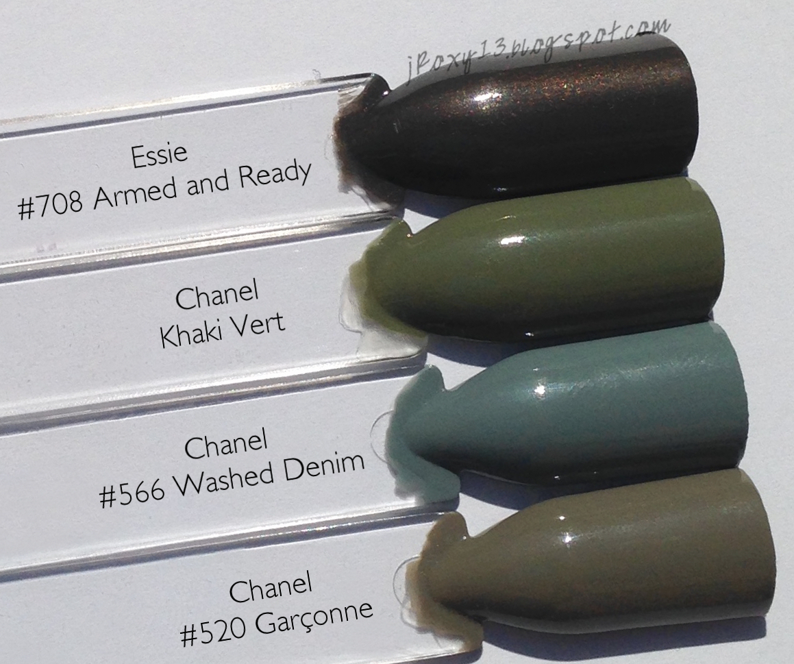 Chanel Les Khakis De Chanel Nail Polishes for Fashion's Night Out